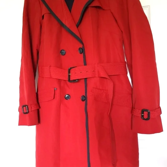 Delta Airlines Flight Attendant Trench Coat - Picture 5 of 16
